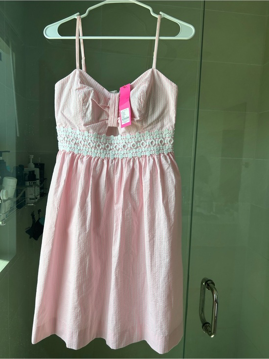 Lilly Pulitzer Dresses & Skirts - NWT Lilly Pulitzer Pink Spaghetti-Strap Sundress with Lace Waist